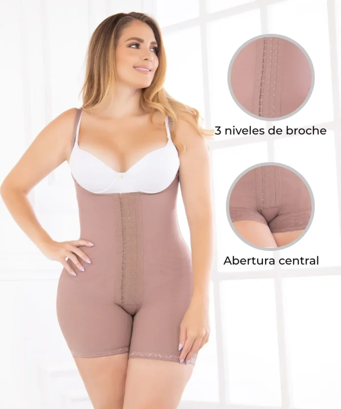 Faja postquirúrgica de alta compresión con triple refuerzo abdominal - Image 4