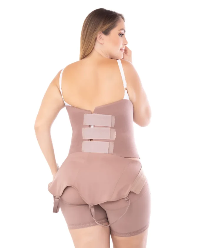 Faja postquirúrgica abdominal con espuma y soporte ajustable - Image 2