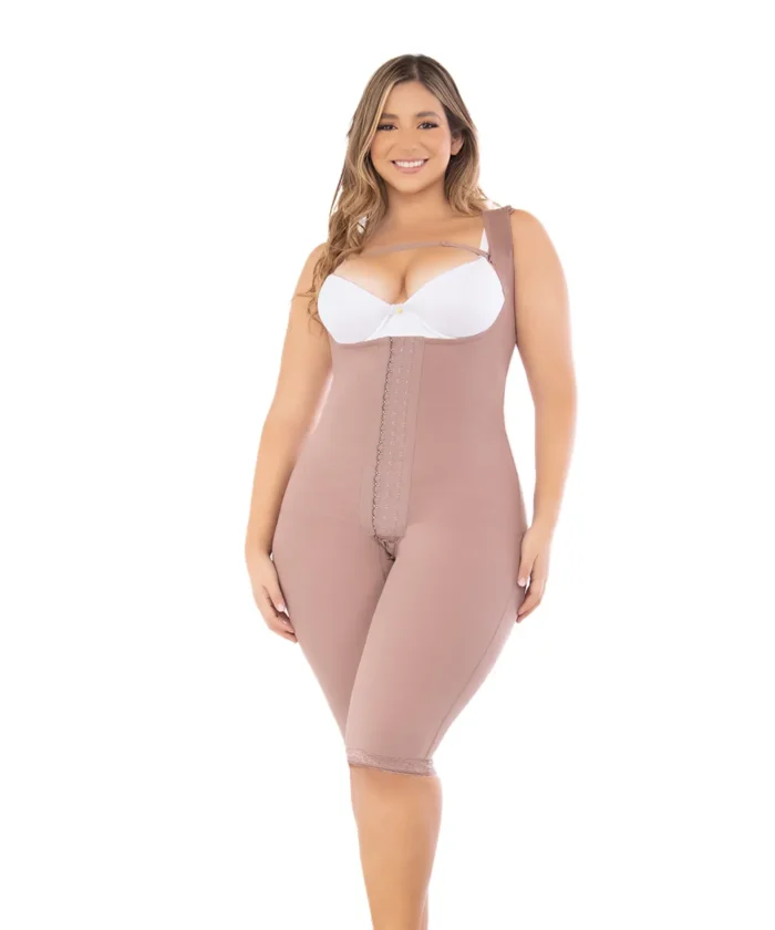 Faja postquirúrgica a la rodilla con soporte abdominal - Image 1